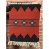 Image 2 : Mexican Navajo Indian Pattern Blanket Rug