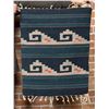 Image 1 : Mexican Navajo Indian Pattern Blanket Rug