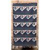Image 1 : Mexican Navajo Indian Pattern Blanket Rug