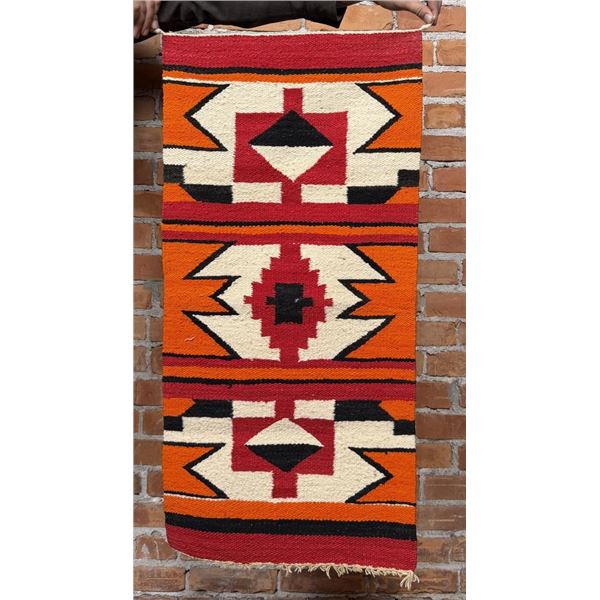 Navajo Ganado Indian Saddle Blanket Rug