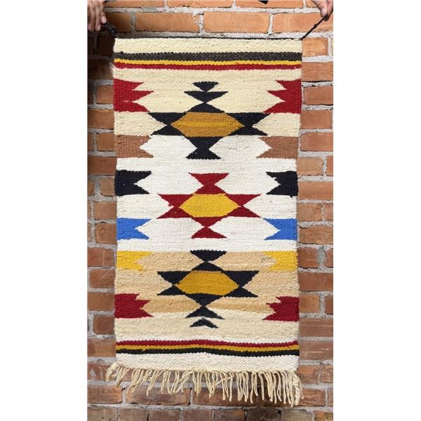 Navajo Indian Saddle Blanket Rug