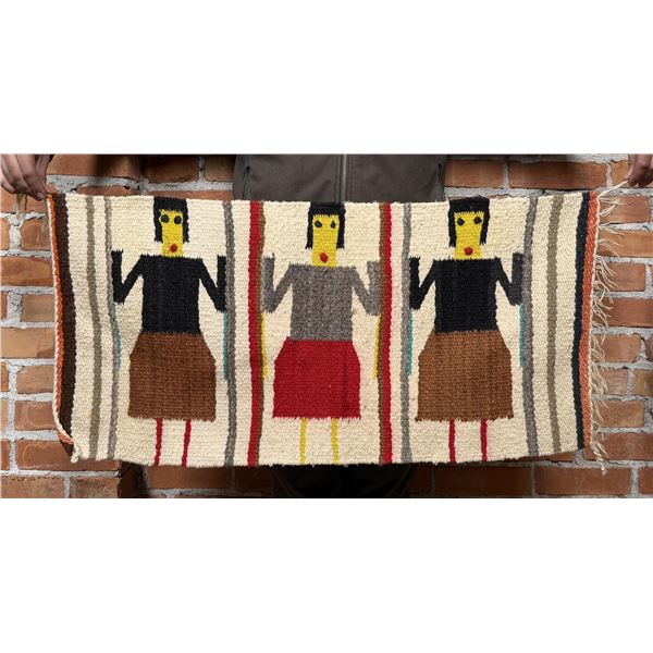 Navajo Indian Yei Yeibichai Dancer Rug