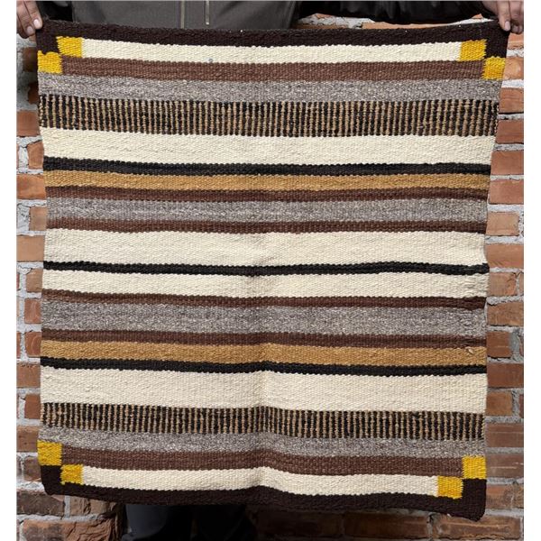 Navajo Indian Saddle Blanket Rug