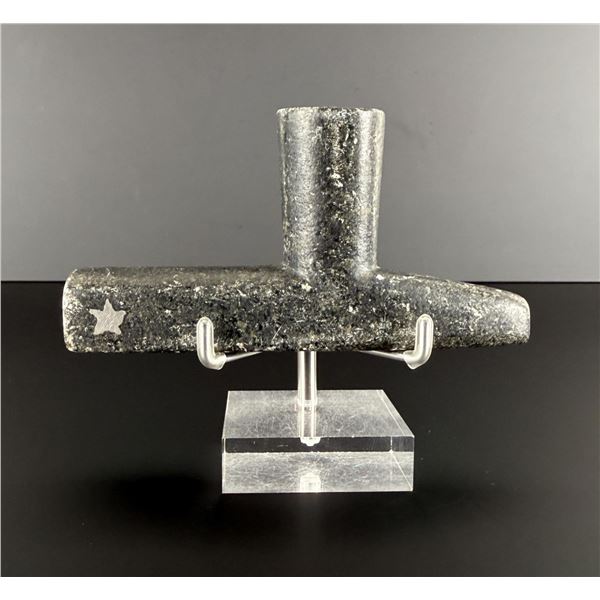 Native American Indian Steatite Peace Pipe Bowl