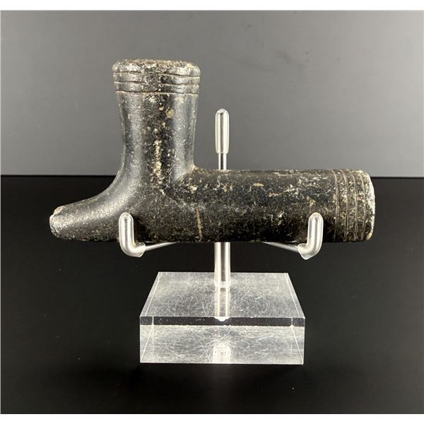 Native American Indian Steatite Peace Pipe Bowl