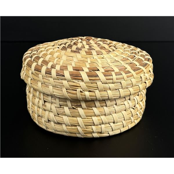 Albertha Stokes Sweetgrass Gullah Indian Basket