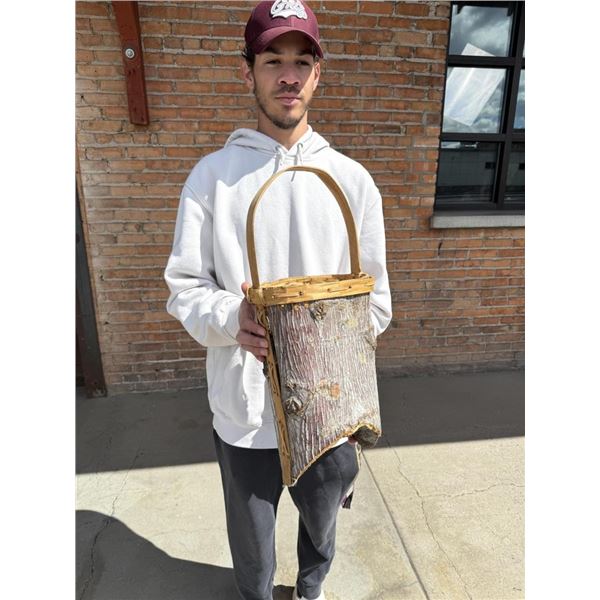 Appalachian Native American Birch Bark Basket