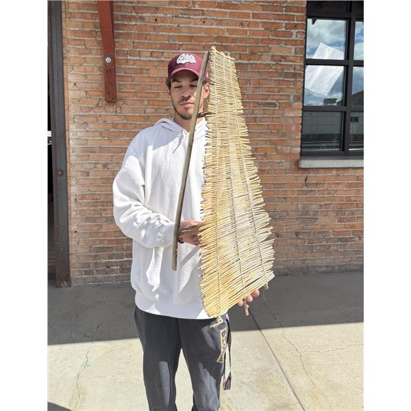 Ancient Pre Contact Plains Indian Tipi Backrest