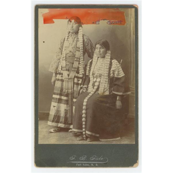 Frank Bennett Fiske Crow Indian Cabinet Photo