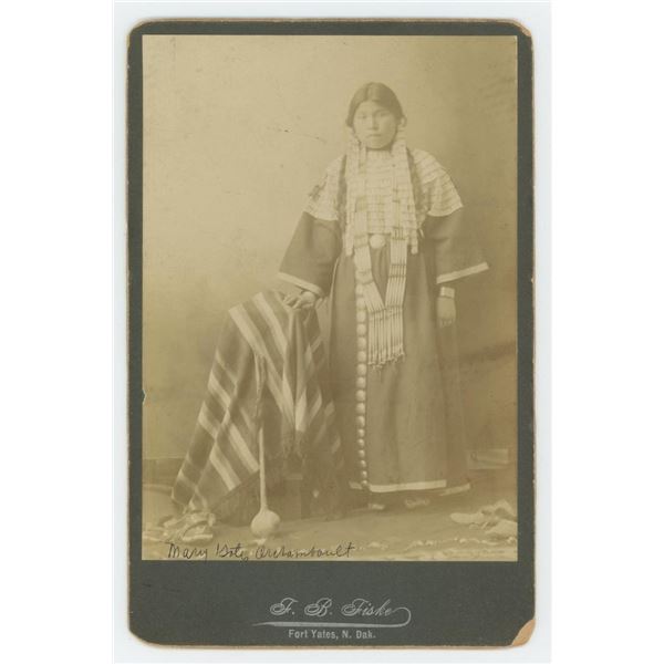 Frank Bennett Fiske Crow Indian Cabinet Photo