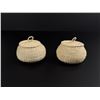 Image 2 : Set of Lidded Palm Baskets
