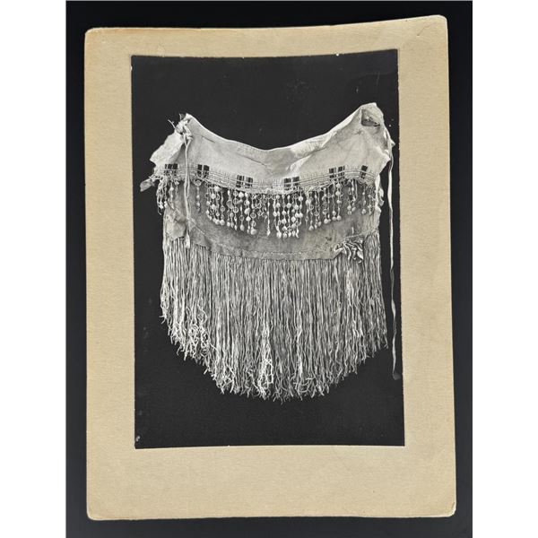 California Indian Womans Buckskin Apron Photo