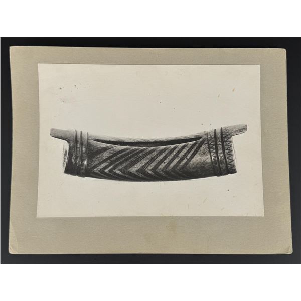 Yurok Indian Elk Horn Purse Photo