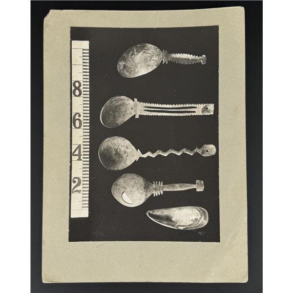 Yurok Indian Elk Horn Spoons Photo