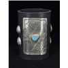 Image 1 : Navajo Sterling Turquoise Ketoh Bow Guard