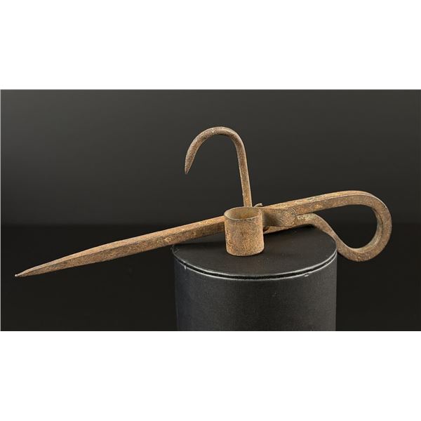 Butte Montana Pistol Grip Miners Candlestick