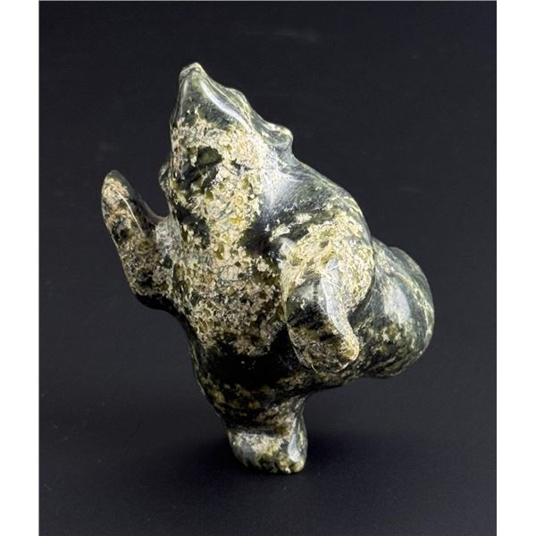 Alaskan Inuit Eskimo Dancing Bear Carving