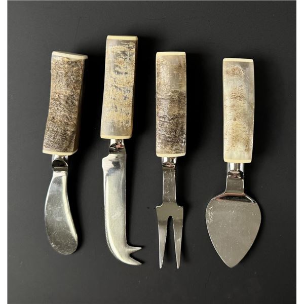 Buffalo Horn Hors d'oeuvre Serving Flatware