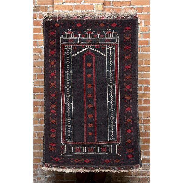 Baluch Persian Oriental Prayer Rug