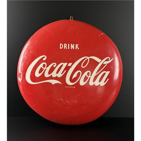 Drink Coca Cola 16" Button Sign