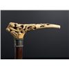 Image 1 : Japanese Monkey Fighting Snake Walking Stick Cane