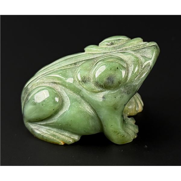 Nephrite Jade Carved Frog