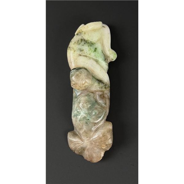 Chinese Carved Jade Monkey