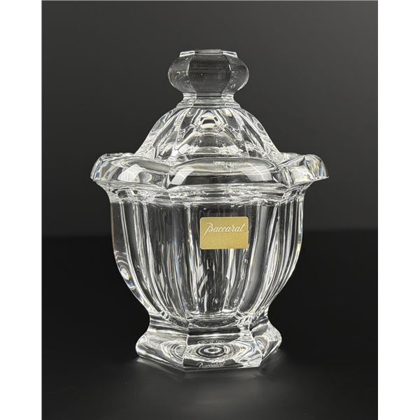 Baccarat Crystal Mustard Jar