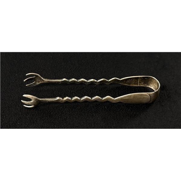 Sterling Silver Sugar Pickle Tongs