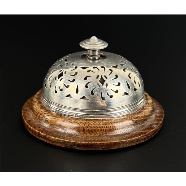 Victorian Sterling Silver Hotel Desk Table Bell