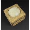 Image 2 : 17th Century Chinese White Jade Brass Box