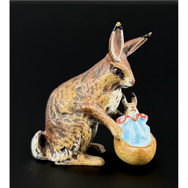 Franz Bergmann Vienna Bronze Rabbit