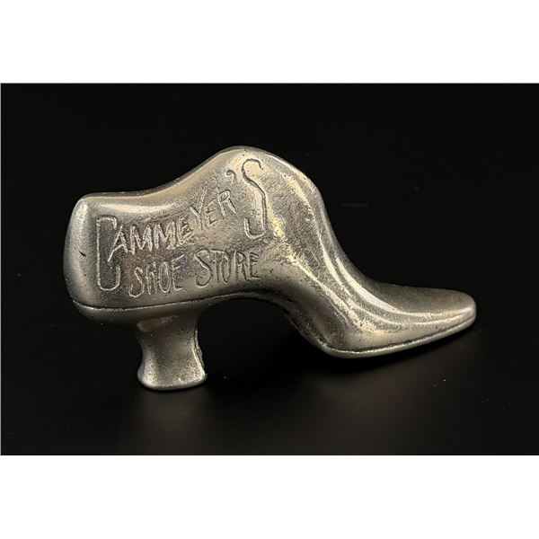 Cammeyers Shoe Store Cast Iron Paperweight