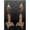Image 3 : French Rouge Marble Bronze Cassolettes