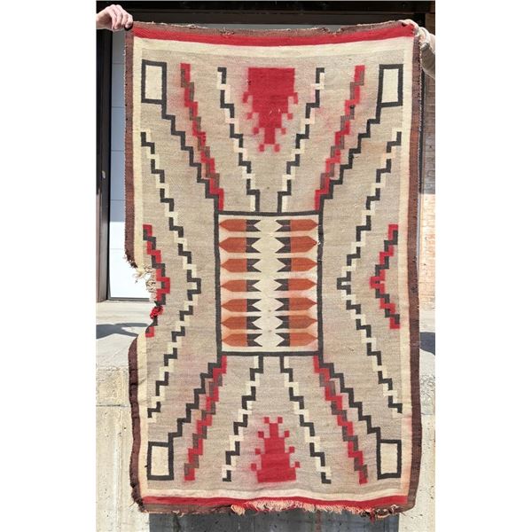 Navajo Indian Ganado Storm Pattern Rug