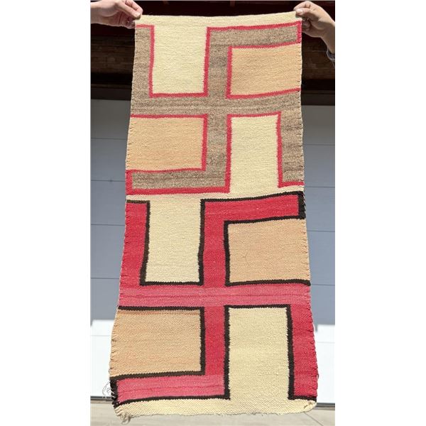 Navajo Indian Transitional Swastika Blanket