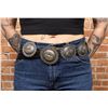 Image 1 : Kirk Smith Navajo Sterling Silver Concho Belt