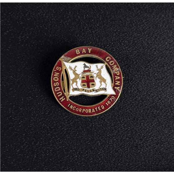 Hudsons Bay Company Enamel Badge Pin