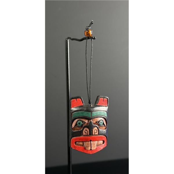 Beaver Northwest Coast Indian Christmas Ornament