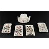 Image 2 : Playing Card Suit Porcelain Ashtray Set
