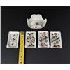 Image 7 : Playing Card Suit Porcelain Ashtray Set
