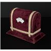 Image 2 : Victorian Velvet Playing Card Box or Case