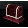 Image 3 : Victorian Velvet Playing Card Box or Case
