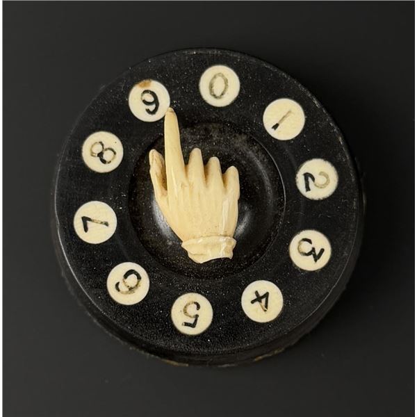 Victorian Ebony Whist Marker