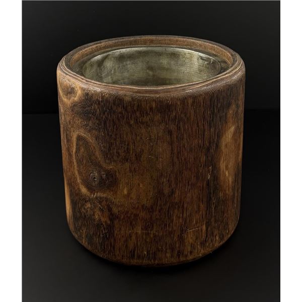 Montana Saloon Wood Spittoon
