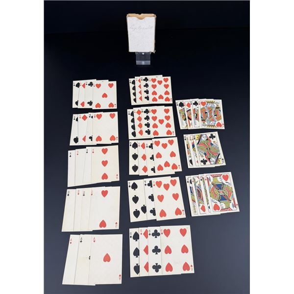 Large Brown Dot Playing Card Deck