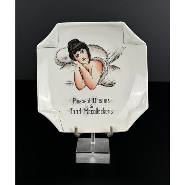 Pleasant Dreams Whorehouse Porcelain Pin Dish