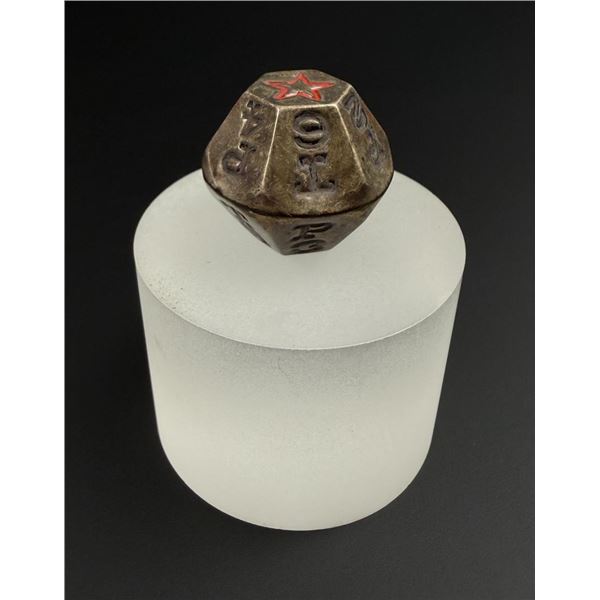 Put and Take Sterling Silver Gambling Dice