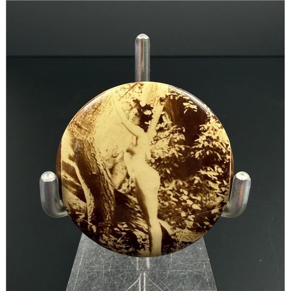 Risque Nude Whorehouse Celluloid Pocket Mirror