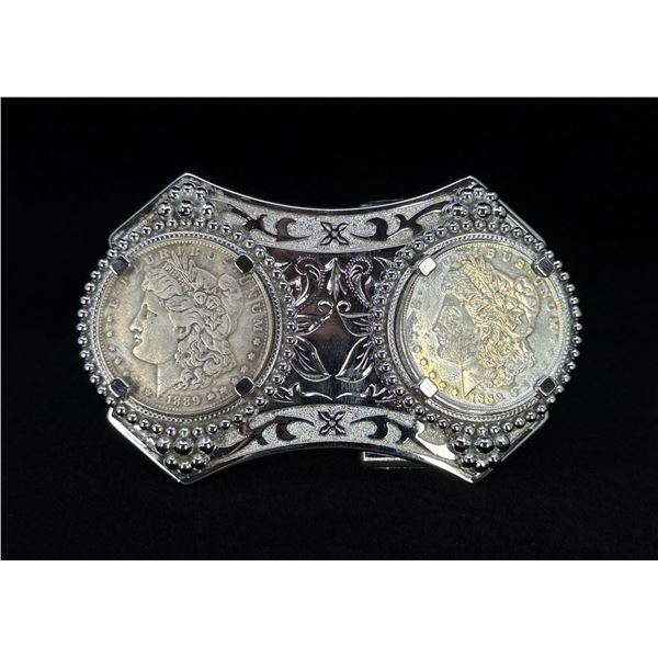 Morgan Silver Dollar Belt Buckle